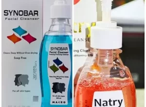 الفرق بين غسول سينوبار وغسول ناتري لمختلف أنواع البشرة