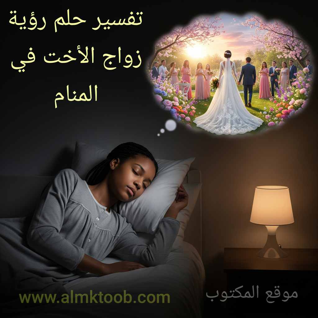 تفسير ابن سيرين رؤية زواج الأخت في المنام