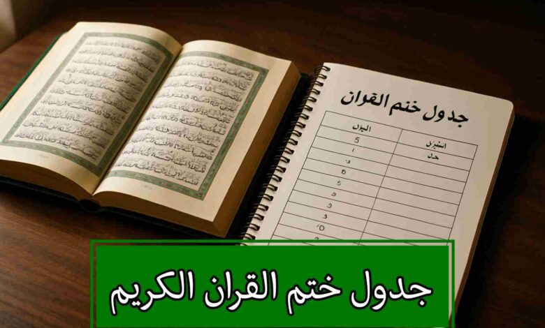 ختم القرآن الكريم في 7 أيام