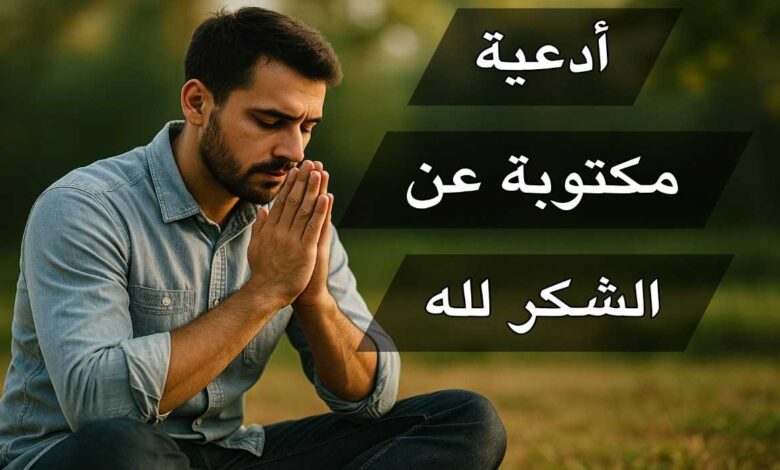 دعاء شكر الله