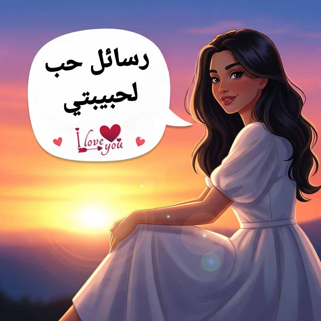 رسائل حب لحبيبتي