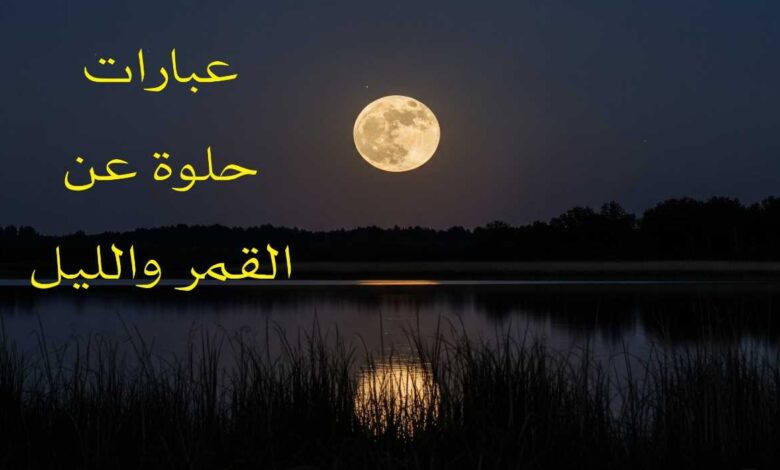 عبارات عن القمر قصيرة