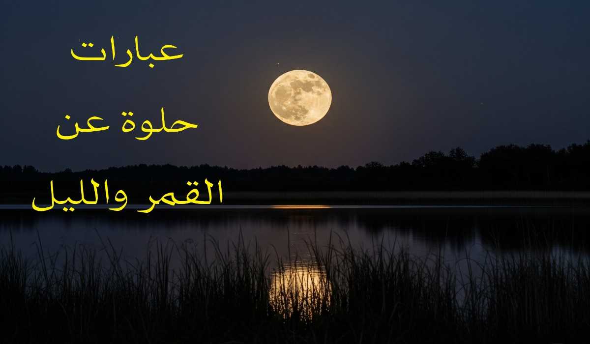 عبارات عن القمر والليل