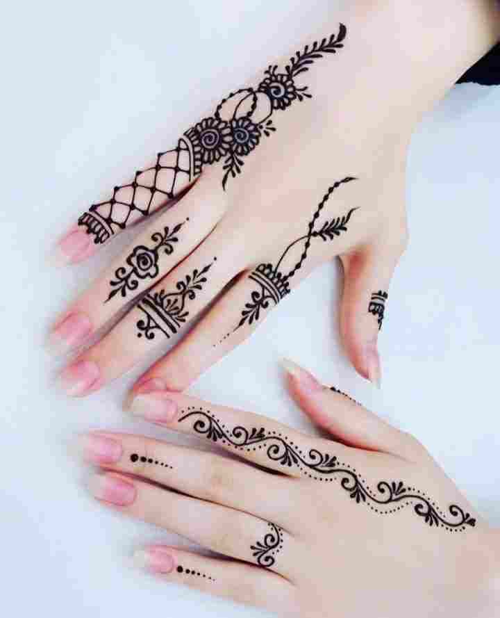صور رسومات حنة لليد