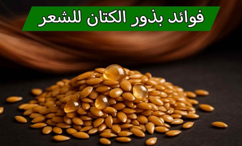 بذور الكتان للشعر وطريقة الاستخدام